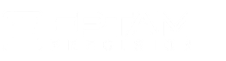White logo on a light gray background featuring a stylized "E" icon followed by the words "EPTAM PRECISION" in bold, uppercase letters.