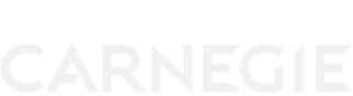 White text on a white background displaying the word "CARNEGIE" in uppercase letters.